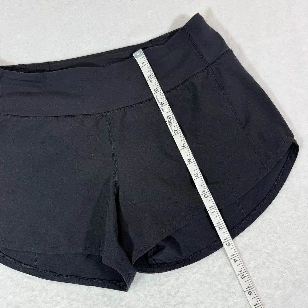 Lululemon Speed Up Lined Short Women's Size 8 — Black 3.5